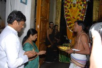 Chiru Visit Film Nagar Temple Photos